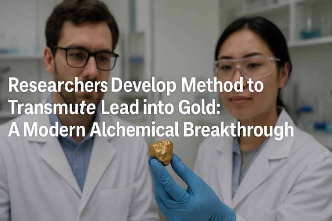 Researchers Develop Method to Transmute Lead into Gold: A Modern Alchemical Breakthrough